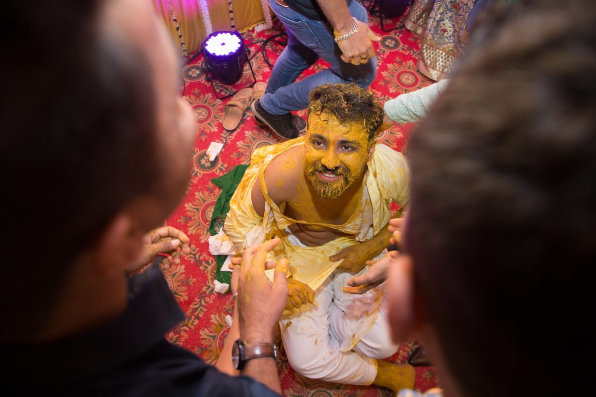 Haldi ceremony that turned into a messy affair